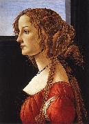 BOTTICELLI, Sandro Portrait of a Young Woman 223ff china oil painting reproduction